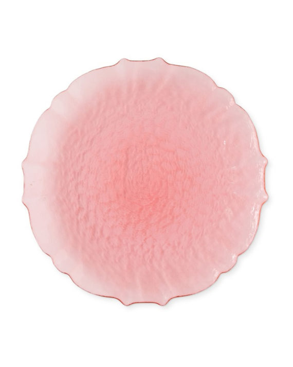 Scallop Glass Charger