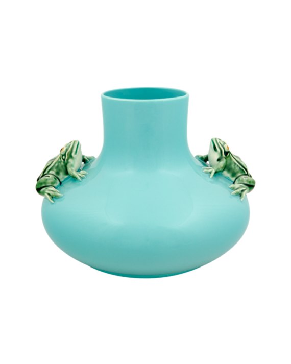 Large Vase Two Frogs